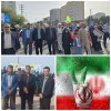 حضور مدیرکل و کارکنان هواشناسی استان بوشهر در راهپیمایی یومالله ۲۲ بهمن ۱۴۰۴