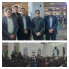 حضور مدیر کل و کارکنان هواشناسی استان بوشهر در آیین غبارروبی گلزار شهدا بمناسبت دهه مبارک فجر